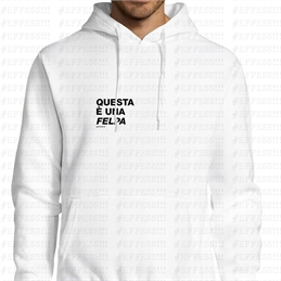 Felpa con Cappuccio - Frasaccazzo - QUESTA È UNA FELPA