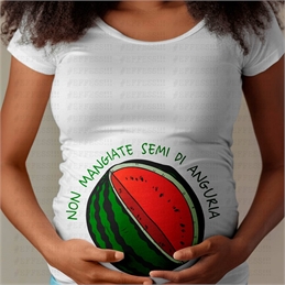 T-Shirt Premaman - Non mangiate semi di anguria