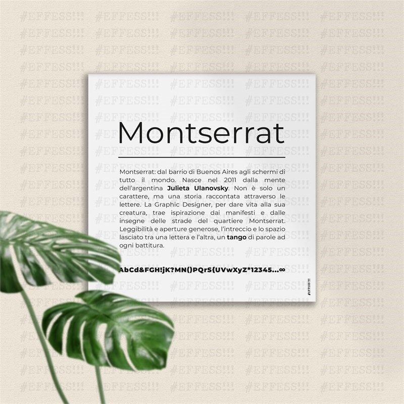 Quadretto - Type Font - Montserrat