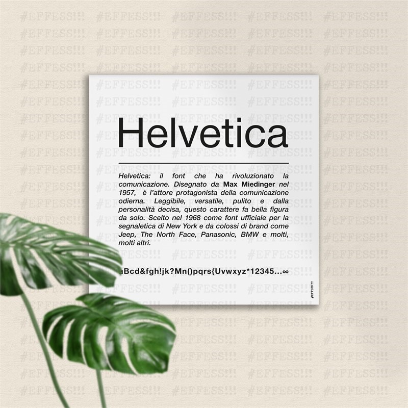 Quadretto - Type Font - Helvetica