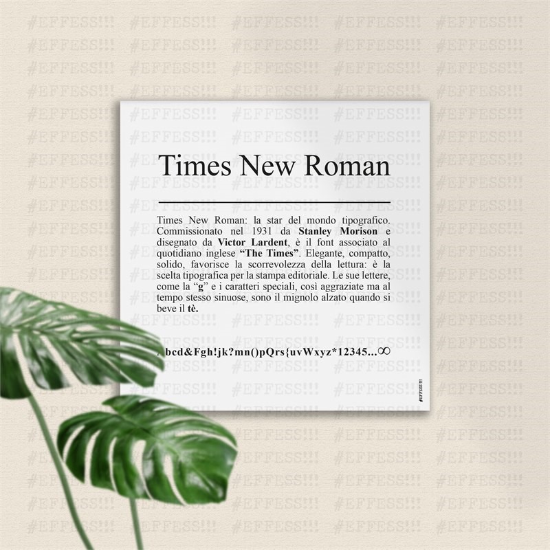 Quadretto - Type Font - TIMES NEW ROMAN Quadretto - Type Font - TIMES NEW ROMAN