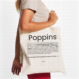 Tote Bag - Type Font - POPPINS