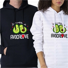 Felpa con Cappuccio - San Valentino - AVOCALOVE