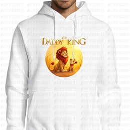 Felpa con cappuccio - Festa del Papà - THE DADDY KING