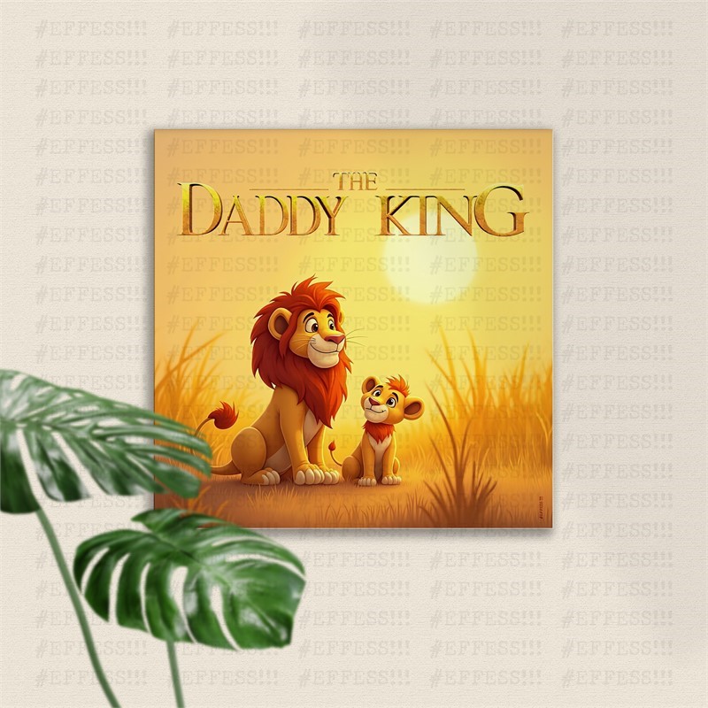 Quadretto - Festa del Papà - THE DADDY KING