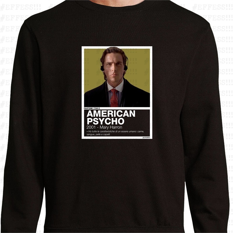 Felpa - AMERICAN PSYCHO - PANTONE 7768C