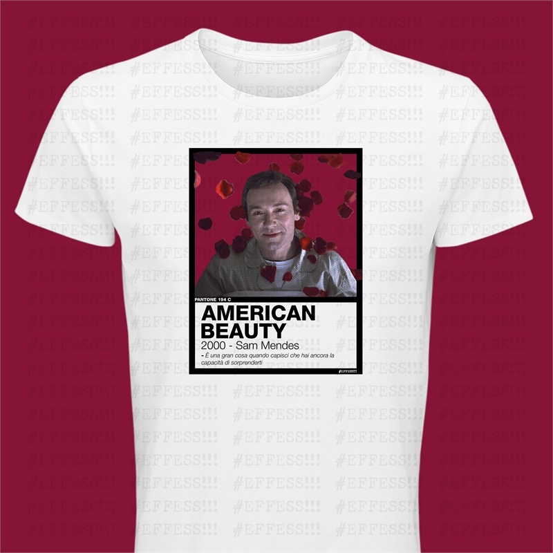 T-Shirt - AMERICAN BEAUTY - PANTONE 194C