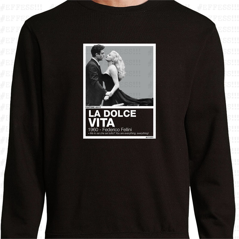 Felpa - LA DOLCE VITA - PANTONE 422C