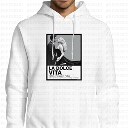 Felpa con Cappuccio - LA DOLCE VITA - PANTONE 422C