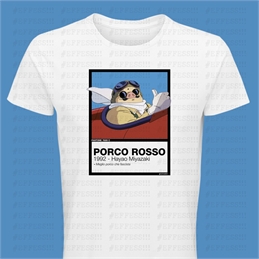 T-Shirt - PORCO ROSSO - PANTONE 7689C