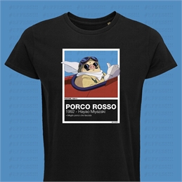 T-Shirt - PORCO ROSSO - PANTONE 7689C