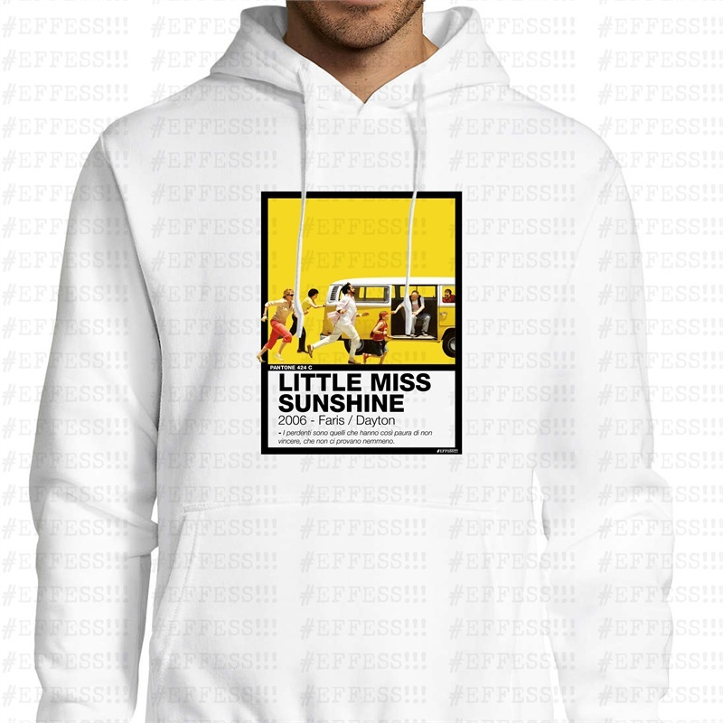 Felpa con Cappuccio - LITTLE MISS SUNSHINE - PANTONE 7548C
