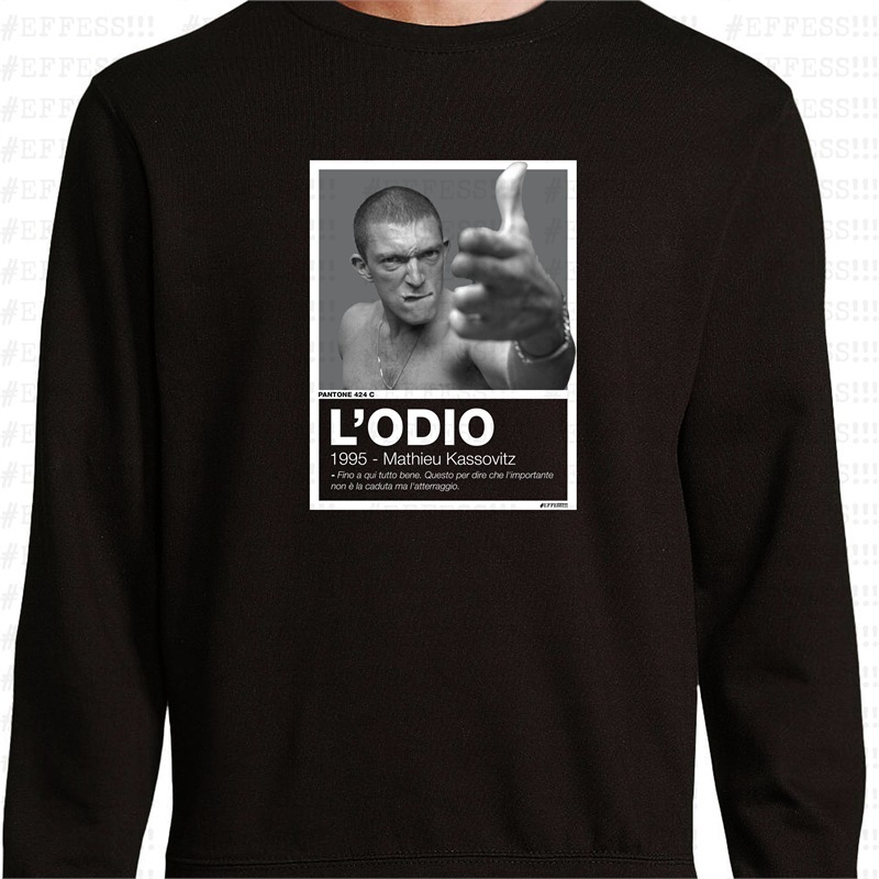 Felpa - L'ODIO - PANTONE 424C