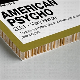 Quadretto - AMERICAN PSYCHO - PANTONE 7768C