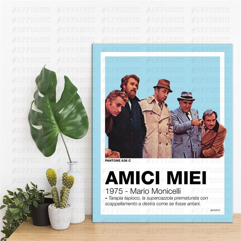 Quadretto - AMICI MIEI - PANTONE 636C