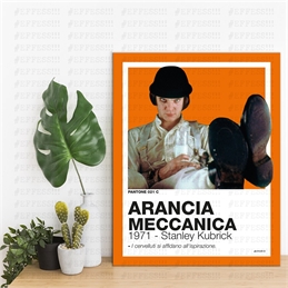 Quadretto - ARANCIA MECCANICA - PANTONE 021C