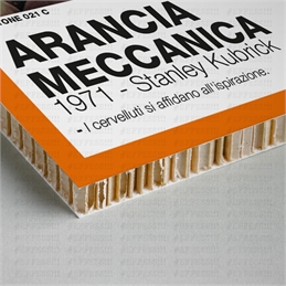 Quadretto - ARANCIA MECCANICA - PANTONE 021C
