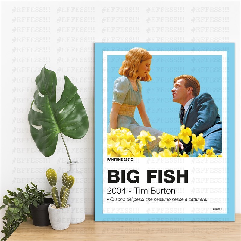 Quadretto - BIG FISH - PANTONE 297C