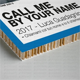 Quadretto - CALL ME BY YOUR NAME - PANTONE 285C