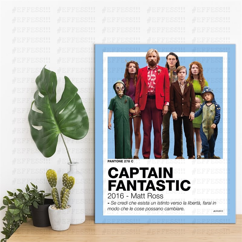 Quadretto - CAPTAIN FANTASTIC - PANTONE 278C