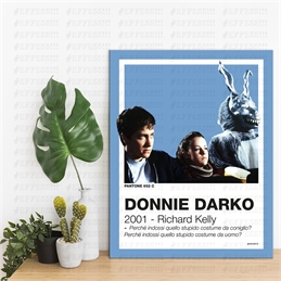 Quadretto - DONNIE DARKO - PANTONE 652C