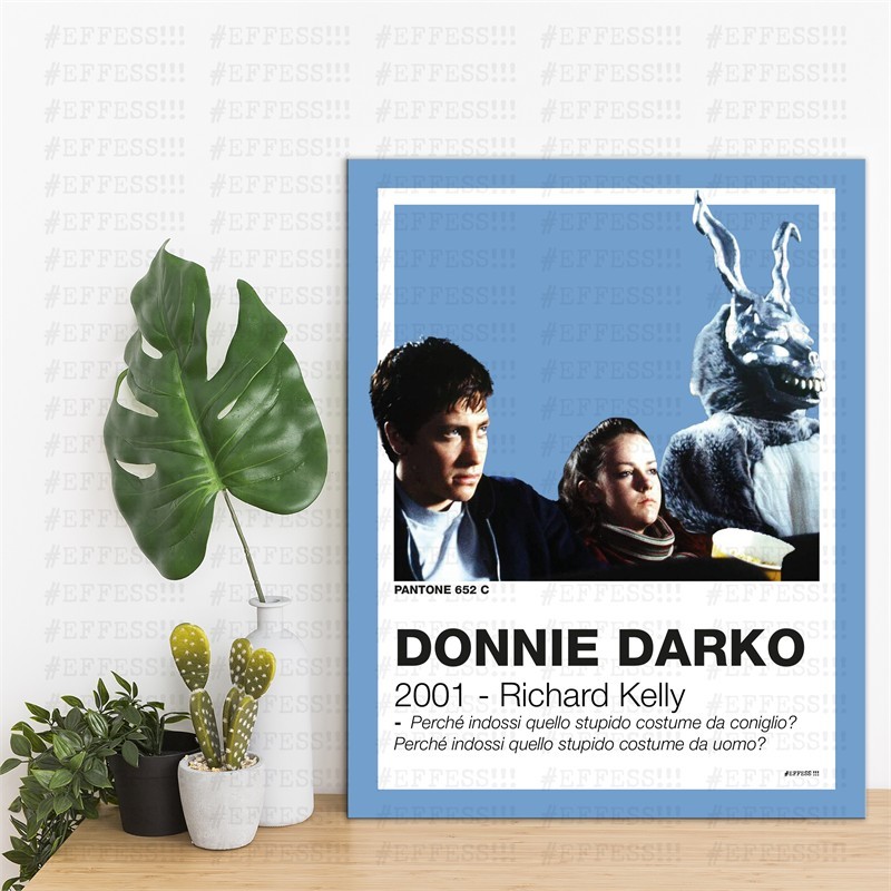 Quadretto - DONNIE DARKO - PANTONE 652C