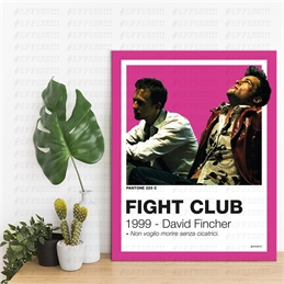 Quadretto - FIGHT CLUB - PANTONE 225C