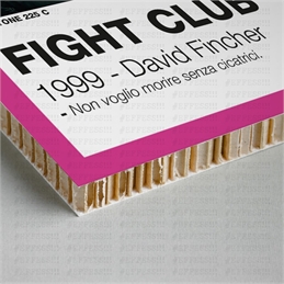 Quadretto - FIGHT CLUB - PANTONE 225C