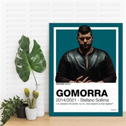 Quadretto - GOMORRA - PANTONE 5473C