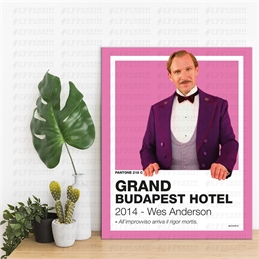 Quadretto - GRAND BUDAPEST HOTEL - PANTONE 218C