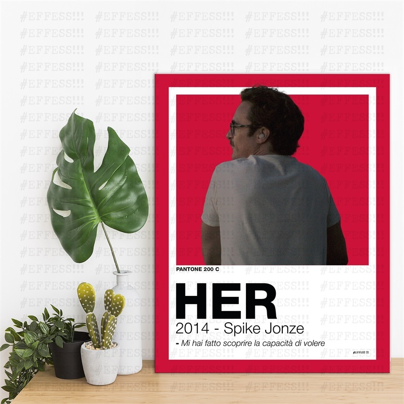 Quadretto - HER - PANTONE 200C