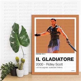 Quadretto - IL GLADIATORE - PANTONE 7591C