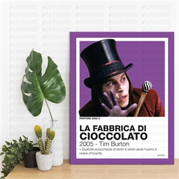 Quadretto - LA FABBRICA DI CIOCCOLATO - PANTONE 2582C