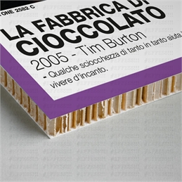 Quadretto - LA FABBRICA DI CIOCCOLATO - PANTONE 2582C