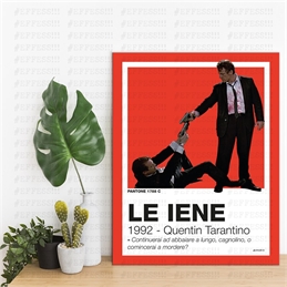 Quadretto - LE IENE - PANTONE 1788C