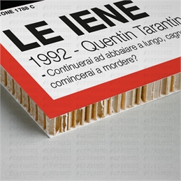 Quadretto - LE IENE - PANTONE 1788C
