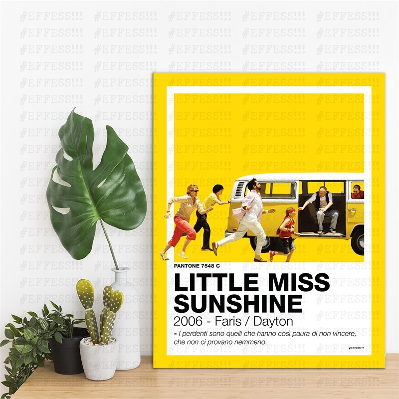Quadretto - LITTLE MISS SUNSHINE - PANTONE 7548C