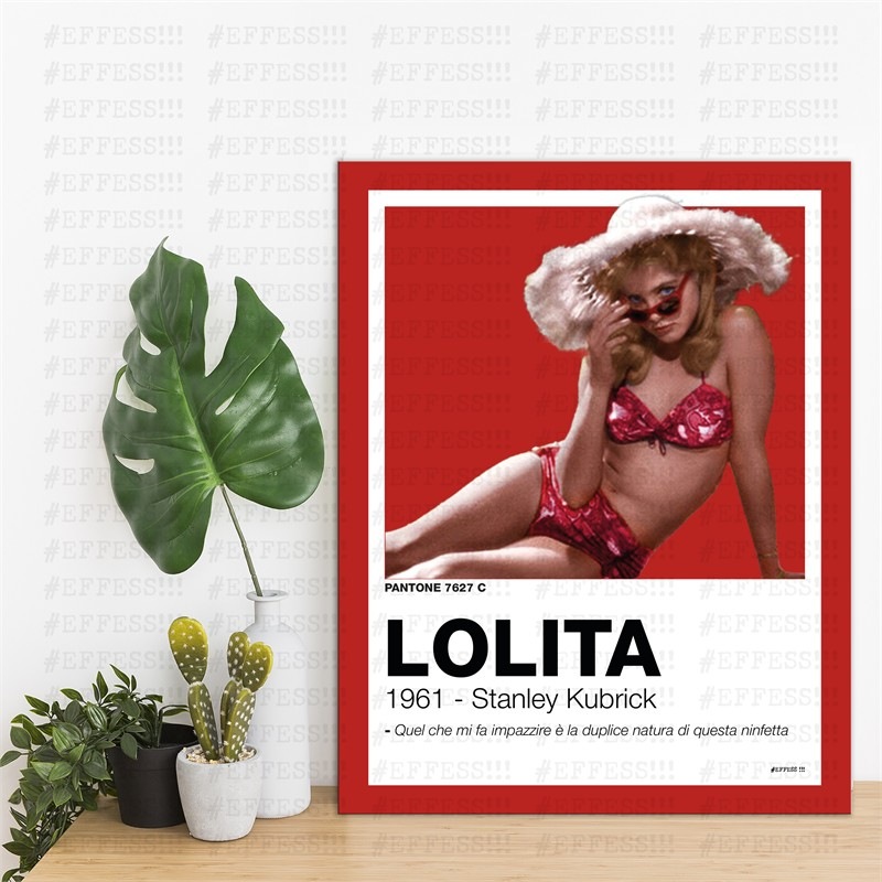 Quadretto - LOLITA - PANTONE 7627C