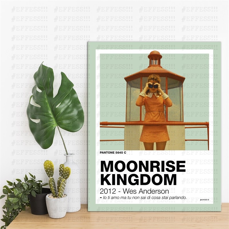 Quadretto - MOONRISE KINGDOM - PANTONE 5645C
