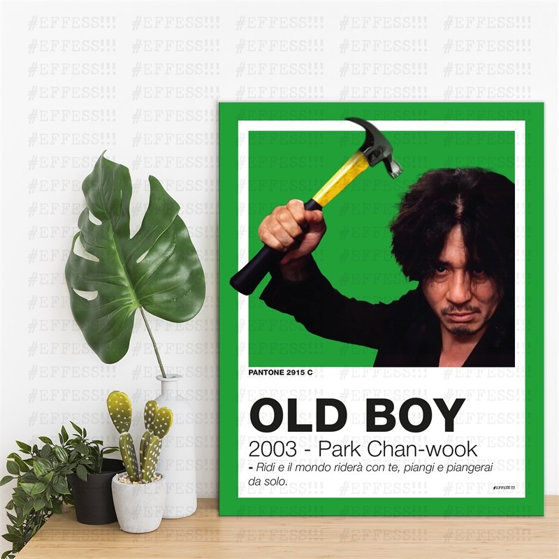 Quadretto - OLD BOY - PANTONE 7740C