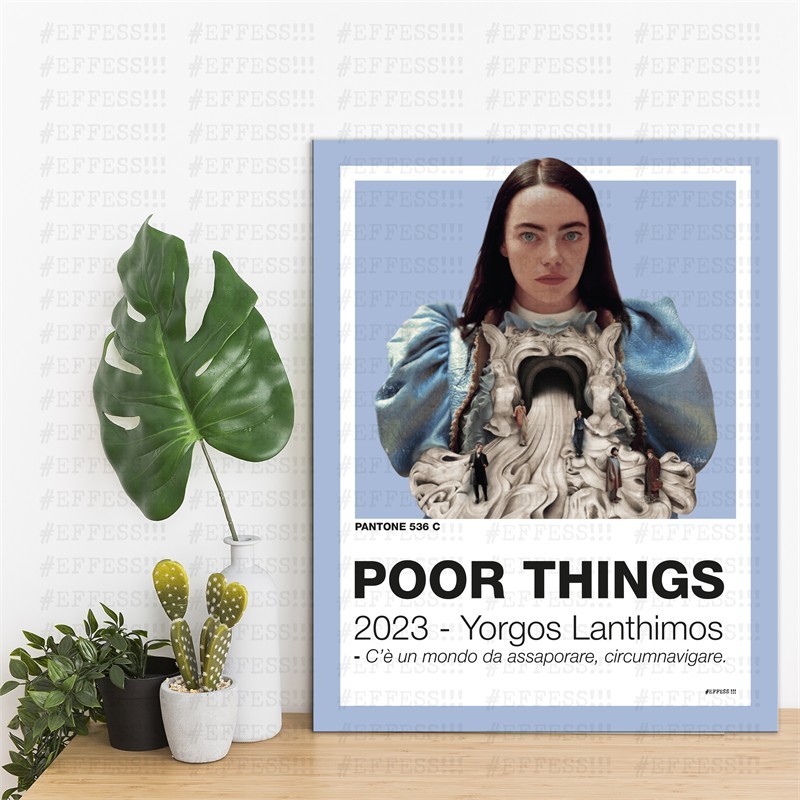 Quadretto - POOR THINGS - PANTONE 536C