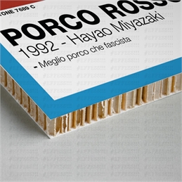 Quadretto - PORCO ROSSO - PANTONE 7689C