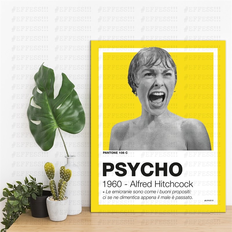 Quadretto - PSYCHO - PANTONE 108C