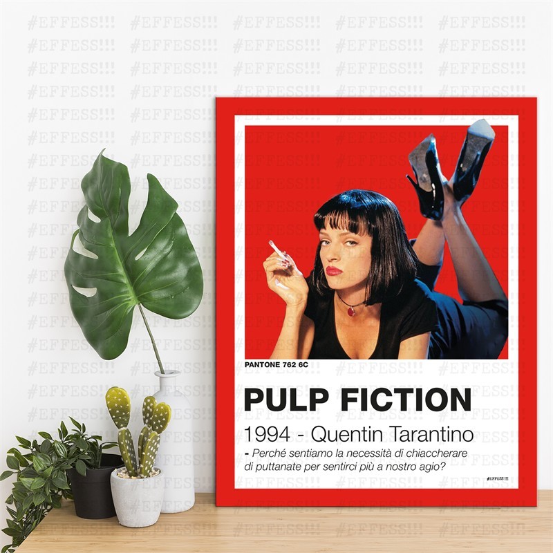 Quadretto - PULP FICTION - PANTONE 7626C