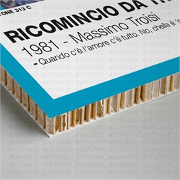 Quadretto - RICOMINCIO DA TRE - PANTONE 313C