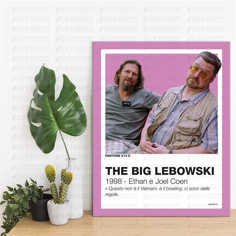 Quadretto - THE BIG LEBOWSKI - PANTONE 514C