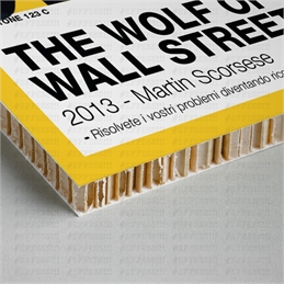 Quadretto - THE WOLF OF WALL STREET - PANTONE 123C