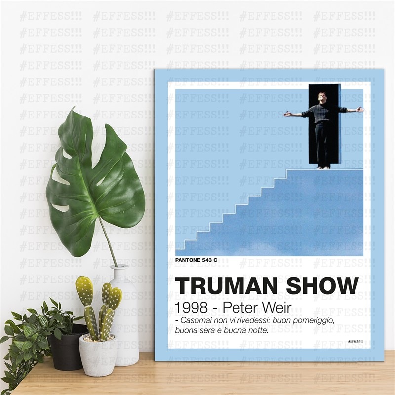 Quadretto - THE TRUMAN SHOW - PANTONE 543C