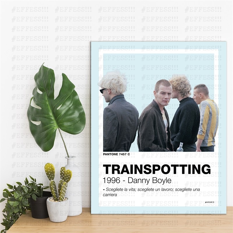 Quadretto - TRAINSPOTTING - PANTONE 7457C