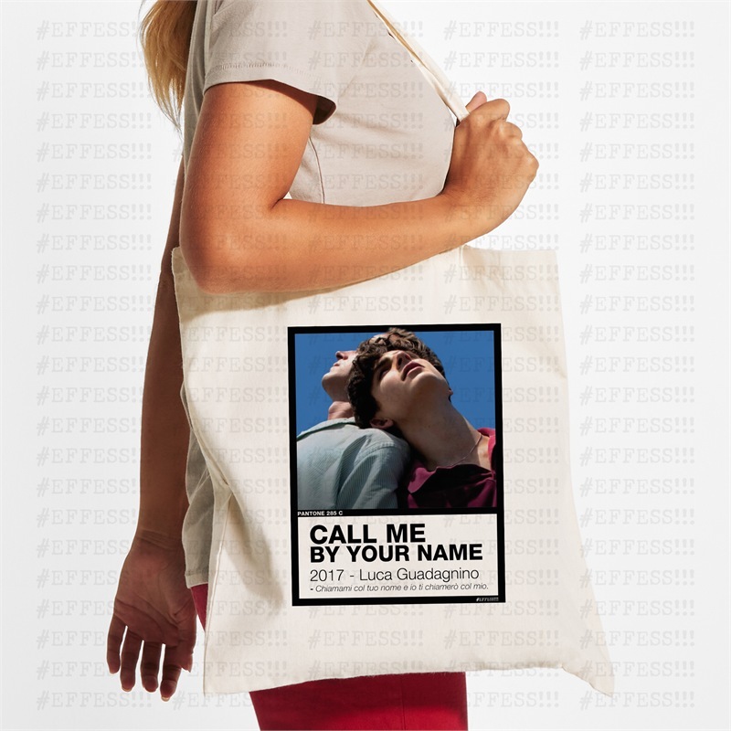 Tote Bag - CALL ME BY YOUR NAME - PANTONE 285C